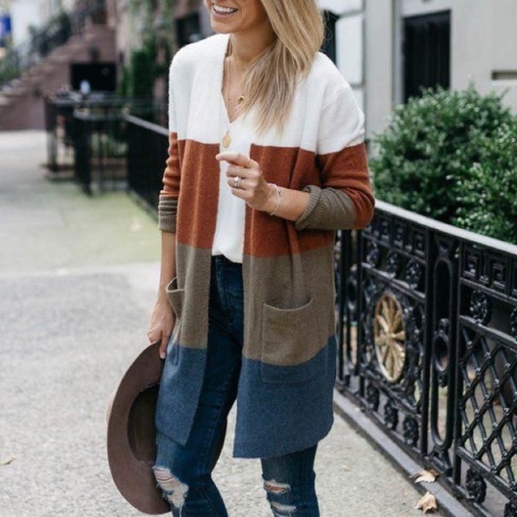 Open Front Cardigan - Picture 2 of 7